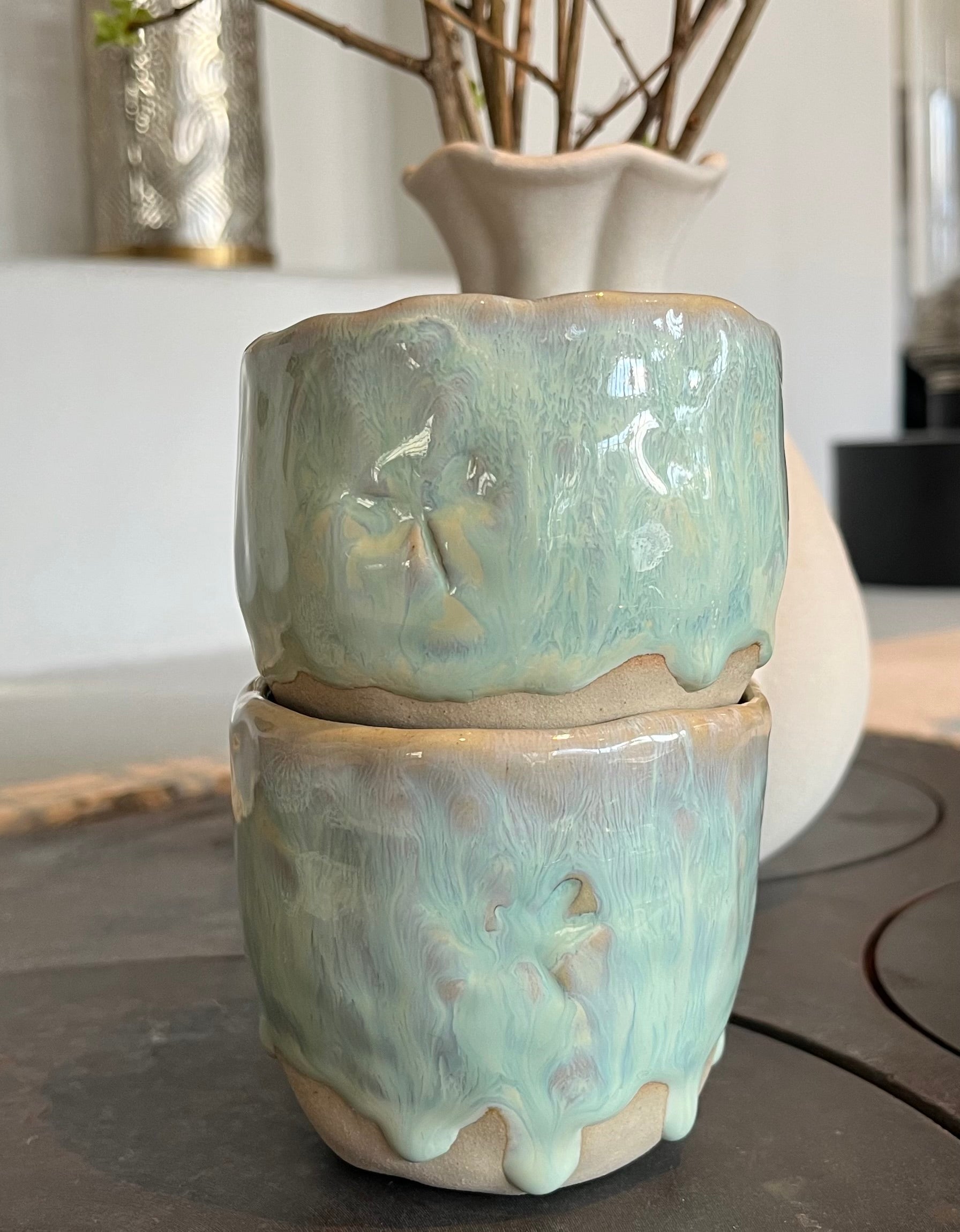 Tummad mugg med trollslända